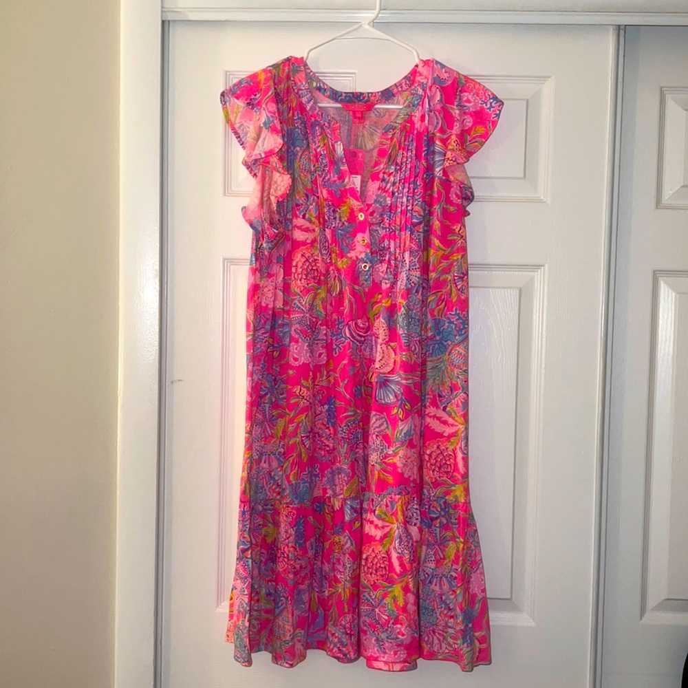 Lilly Pulitzer - XL - Pink with seashells